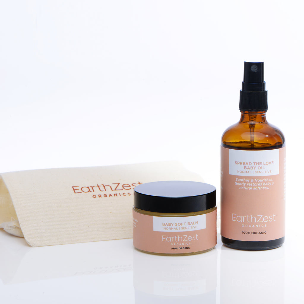 Natural Organic Baby Products Gift Set by EarthZest Organics