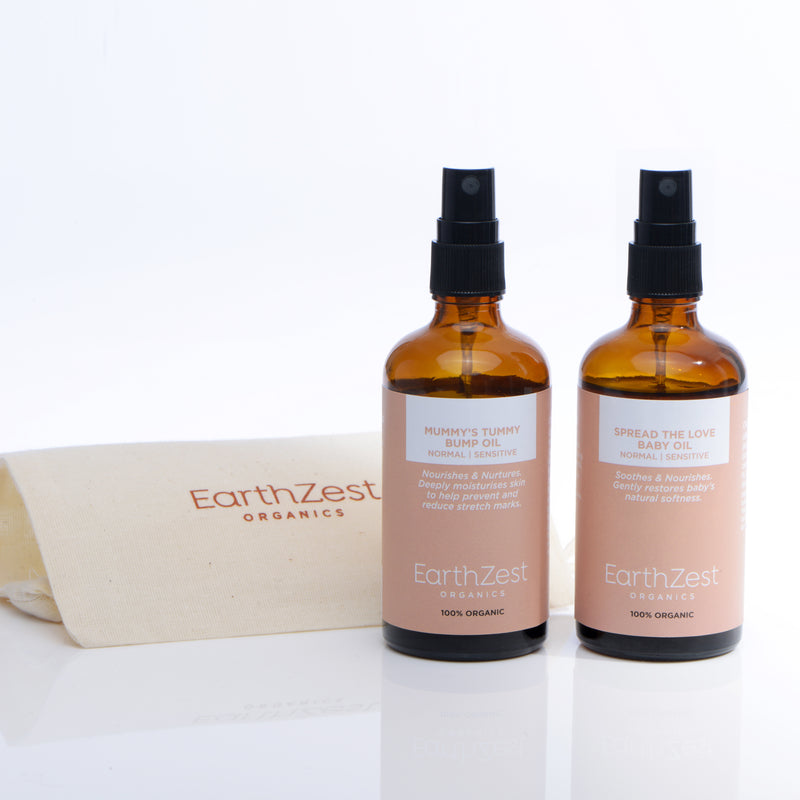 Organic Natural Baby Skincare Gift Set by EarthZest Organics