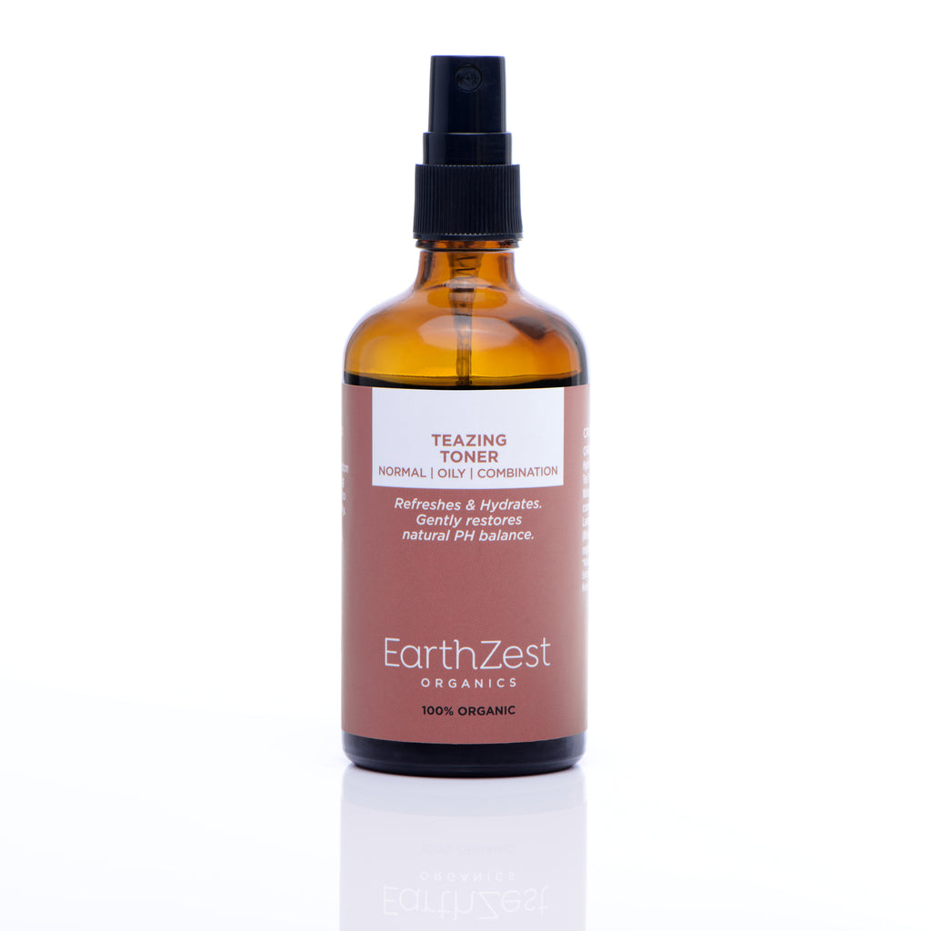 Organic Toner for Normal, Oily & Combination Skin by EarthZest Organics